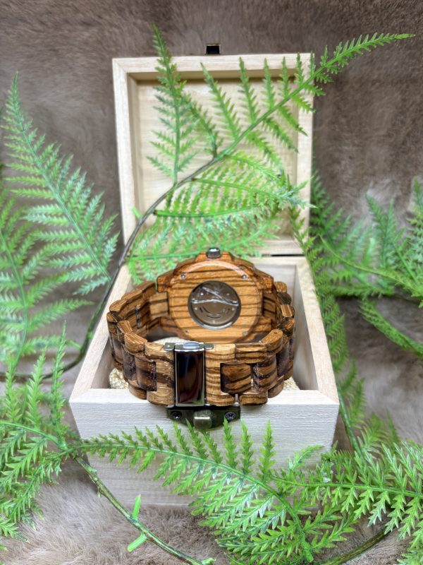 Montre en bois – modèle Helix
