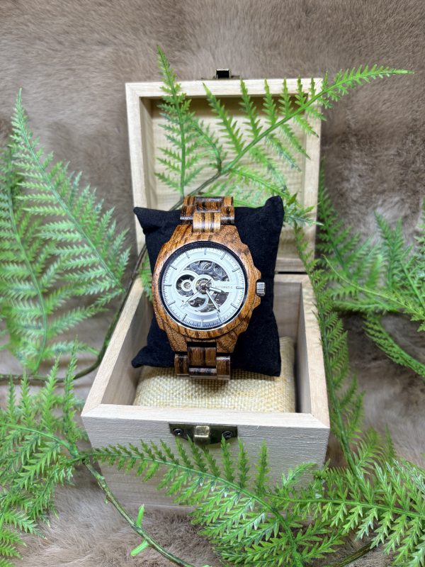 Montre en bois – modèle Helix