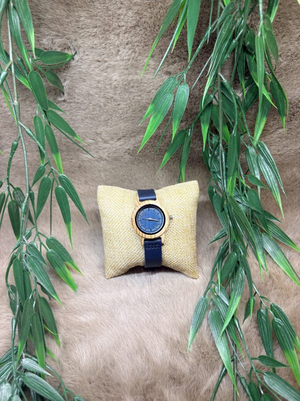 Montre Bois et Cuir – Brume