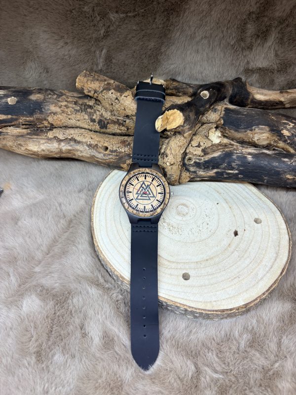 Montre Bois et Cuir – Opale II