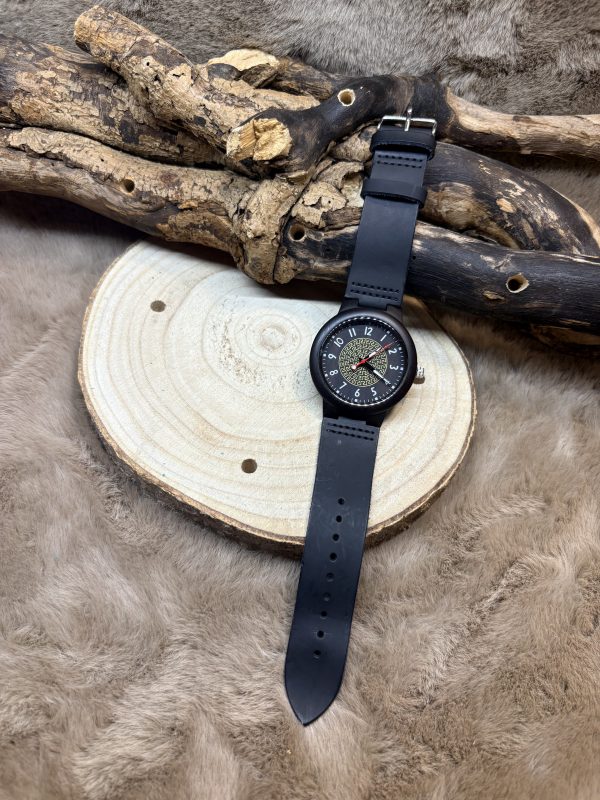 Montre Bois et Cuir – Brume III