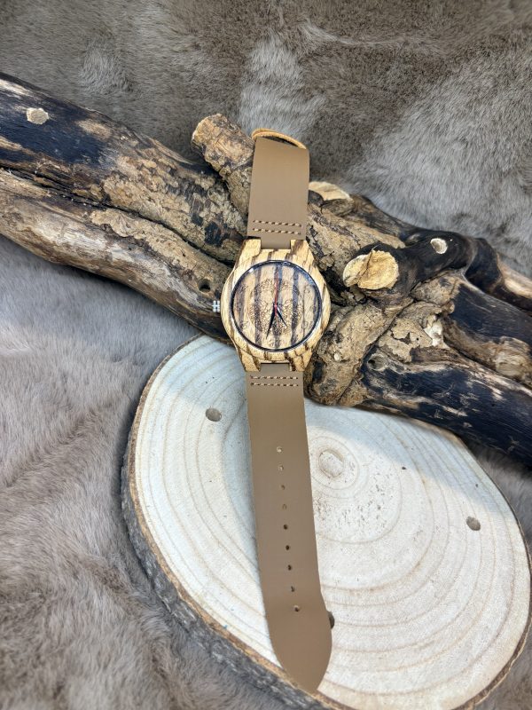 Montre Bois et Cuir – Boisclair III